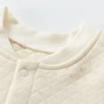 thumbnail image 5 of Swuxness Newborn Thermal Tank Tops Solid Color Cardigan V Neck Warm Outer Wear Fall Shirts, 5 of 5