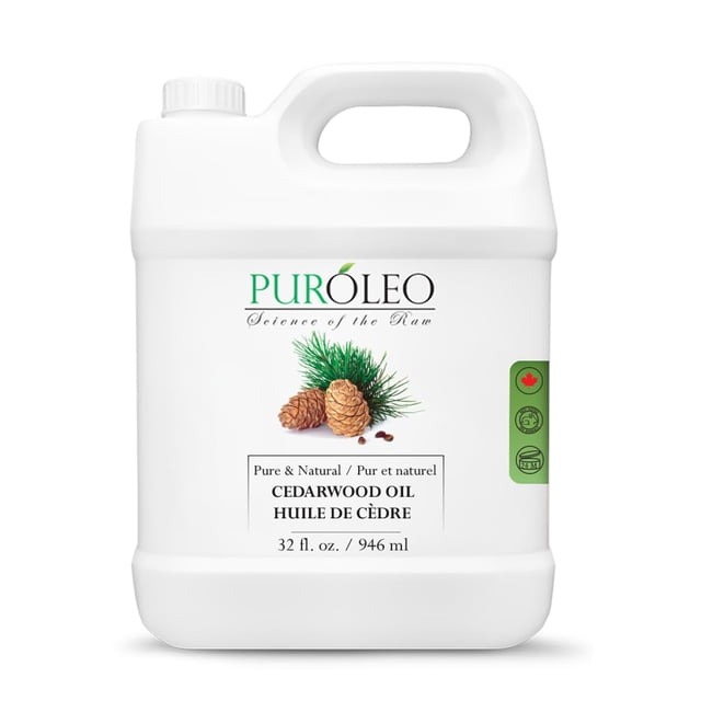 Aceite de cedro PUROLEO 946 ml puro y natural