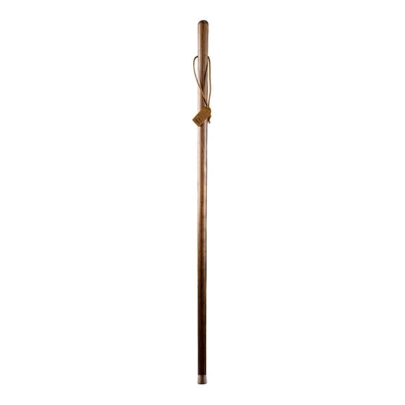 Brazos 55" Free Form Pine Wood Walking Stick Hiking Trekking Pole, Brown, , 55"
