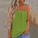 thumbnail image 2 of Sudadera,Top bandeau sin tirantes, camiseta de tirantes de verano con estampado de encaje, blusa informal sin mangas para mujer, poliéster, uso versátil, sopatenor, 2 of 7