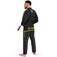thumbnail image 6 of Hayabusa Lightweight Pearl Weave Jiu Jitsu Gi, Black/Gold A0, 6 of 6