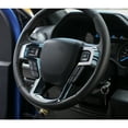 thumbnail image 3 of CheroCar Car Steering Wheel Trim Cover for Ford F150 2015-2020 Bright Silver, 3 of 7