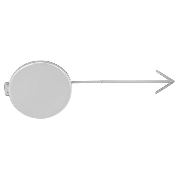 Car Front Bumper Tow Hook Cover 5C6807241 for Volkswagen Jetta 2012-2014 Tow Hook Eye Hole Cover Trailer Cap Silver Tone