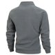 thumbnail image 3 of pstuiky Camisas de manga larga de invierno para hombre, Suéter de forro polar con media cremallera y retazos para hombre, manga larga, cuello vuelto, cuello alto, abrigo de medio cuello salir tops s, 3 of 8