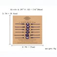 thumbnail image 4 of SNNROO 6pcs Red Rope Knot Evil Eye Blue Eye Friendship Bracelets For Children With Adjustable Paper Card, 4 of 5