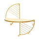 thumbnail image 1 of Estante de almacenamiento de montaje en pared Moyic para Decoración del hogar color oro, 1 of 6
