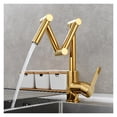 thumbnail image 1 of Brass Pot Filler Faucet Deck Mounted Three-Section Extension Folding Kitchen Faucet Triple Joint Swing Arm For Hot And Cold ,bar Laundry RV Farmhouse, 1 of 7