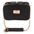 thumbnail image 2 of Bolso De Cadena Para Mujer, De Piel Sintética, De Gran Capacidad, Resistente Al Agua, Negro, Con Cadena De Hombro Para Citas, Compras, Viajes, 2 of 7