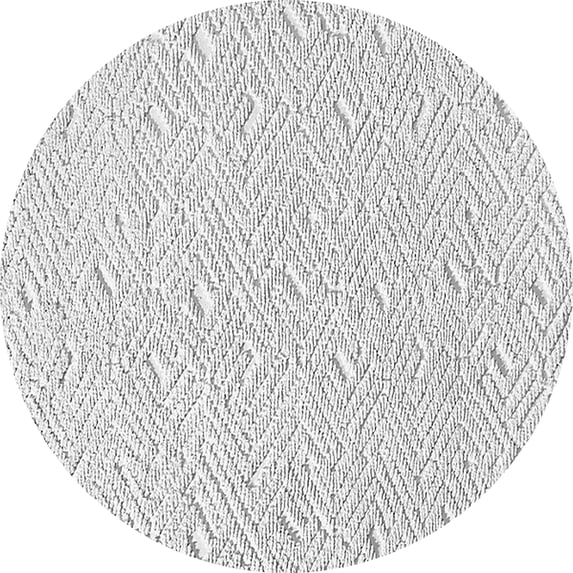 Ahgly Company Indoor Round Oriental Gray Industrial Area Rugs, 6' Round