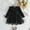 Black, variant on WOYY Toddler Girl Casual Dress Butterfly Long Sleeves Mesh Dress Children's A-Line Dresses