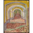 thumbnail image 3 of Vincent van Gogh 12x14 Black Modern Framed Museum Art Print Titled - Corridor in the Asylum (1889), 3 of 5