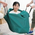 thumbnail image 5 of 1X Storage Bag Extra Large Duffel Storage Bag Heavy Duty Cloth Storage Bag Organizer with Handles & Zippers for Clothing Comforters Holiday Decorations, 5 of 8