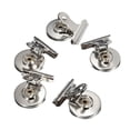thumbnail image 1 of Trayknick 5 Pcs Clip Magnétique Réfrigérateur Mur Mémo Note Message Support en Acier Inoxydable comme sur l'Image, 1 of 5