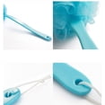 thumbnail image 6 of Back Scrubber for Shower, Loofah Long Handle Bath Body Brush, Soft Nylon Mesh Sponge On a Stick for Shower Men Women Kids Elderly, Exfoliating Scrub Cleaning Luffa for All Kinds of Skin(Green), 6 of 7