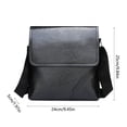 thumbnail image 3 of Premiums Textured Leather Shoulder Crossbody Bag Adjustable Strap Lightweight Spacious Handbag For Travel Work Daily Necessary, 3 of 6