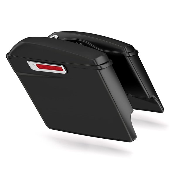 TCMT 5" Extended Stretched Saddlebags Fits For Harley Touring CVO Road Glide Road King Street Glide Electra Glide Ultra Classic 2014-2023