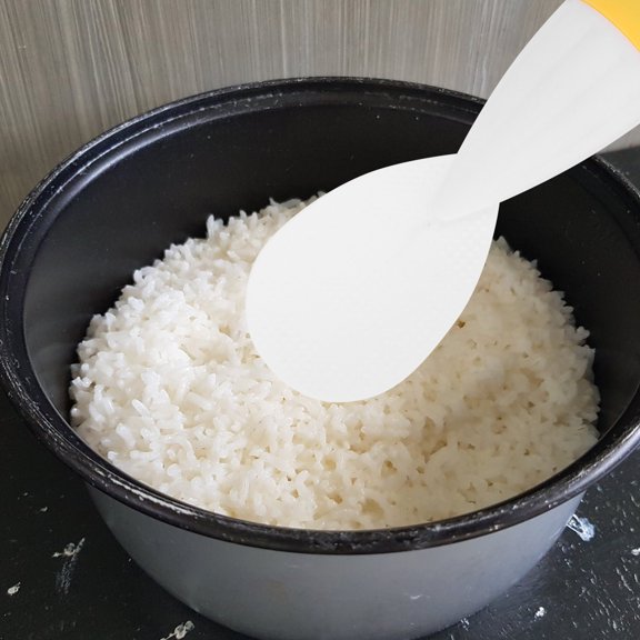 OUNONA Tumbler Anti-Stick Rice Spoon Ergonomic Grip 1Set