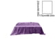 thumbnail image 3 of Sábana plana de satén con tacto sedoso | Sábana individual suave y lisa para cama | Resistente a las arrugas y a la decoloración | Ropa de cama hipoalergénica de fácil cuidado para el dormitorio., 3 of 6