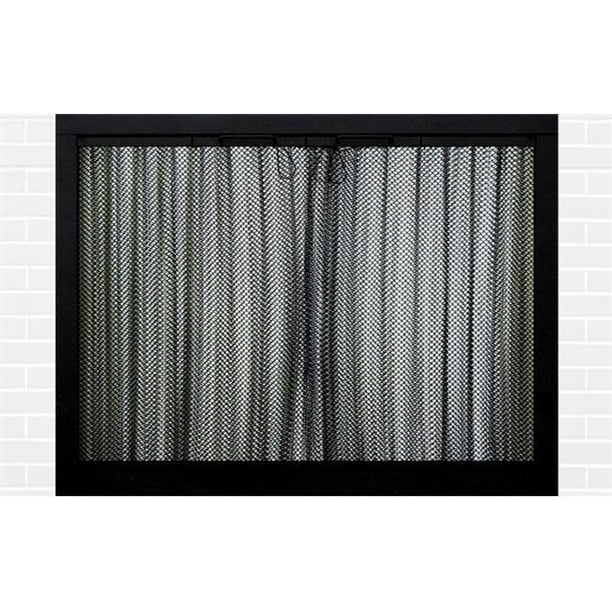 Ultraview Fireplace Doors 44 Flat Black 60 Lbs Com Ultraview Fireplace Doors 44 Flat, Flat Black Fireplace Doors