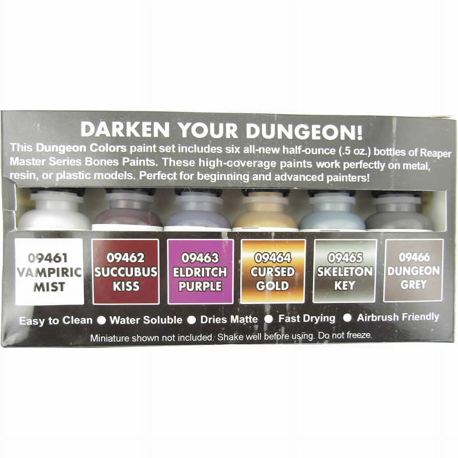 Dungeon Colors Paint Set Dungeon Dwellers Bones Reaper Miniatures