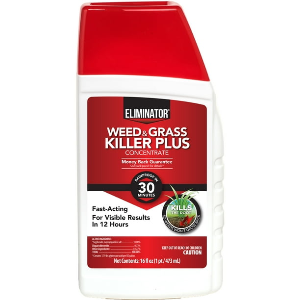 Eliminator Weed & Grass Killer Plus Concentrate Herbicide, 16 ...
