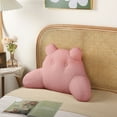 thumbnail image 6 of SHANNA Reading Pillow Bed Wedge Large Adult Children Backrest with Arms Back Support for Sitting Up in Bed/Couch for Bedrest, Pink, 6 of 9