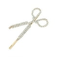 thumbnail image 2 of Hot6sl Ofertas de La Semana Pinza para El Pelo con Estilo para Mujer, Horquilla con Forma de Tijera, Accesorios para El Cabello con Diamantes de Imitación, 2 of 2