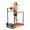 Orange, variant on AKLUER Manual Treadmill for Kids, Fixed 10% Incline Non-Powered Walking Pad, Max 220lbs Capacity with Handrail & Display Screen, Eco-Friendly Manual Walking Running Machine for Home