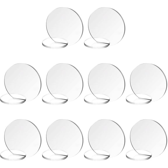 BESTYASH Wedding Table Decor Acrylic Transparent 10-Pcs