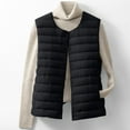 thumbnail image 2 of Kaemgyyd Women's Quilted Puffer Vest Plus Size Sleeveless Lightweight Zip up Jacket Winter Warm Coat Outerwear, 2 of 7