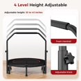 thumbnail image 5 of 460lbs Heavy Duty Rebounder Trampoline for Adults - 40" Fitness Trampoline with Adjustable Bar, Indoor/Outdoor Quiet Exercise, 5 of 6
