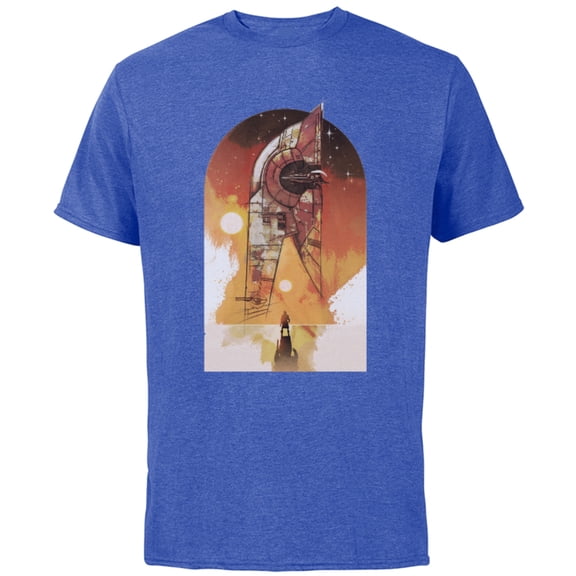 Star Wars The Book of Boba Fett Ship Tatooine - Short Sleeve Cotton T-Shirt for Adults - Customized-Royal Heather