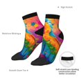 thumbnail image 6 of Naloa Colorful Parrot Jungle Dream A Ankle Socks for Women Non Slip Socks No Show Socks Classic Low Cut Casual Socks Casual Socks, 6 of 7