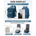 thumbnail image 5 of Travel Vacuum Backpack with Air Pump, Vacuum Seal Carry on Backpack for Airplanes, Vacuum Back Pack for Travel Backpack with Vacuum Compression Business Day Vacpack Backpack for Women Men Blue, 5 of 8
