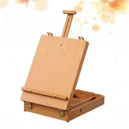 DRAFIDEEP Desktop Easel for Painting French Easel Design 1Pack 15x11x3in