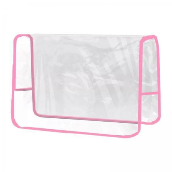 Funda trasera para silla de salón,Funda protectora para respaldo de silla de salón profesional,Funda de respaldo transparente impermeable para barbería,Funda de PVC transparente para silla