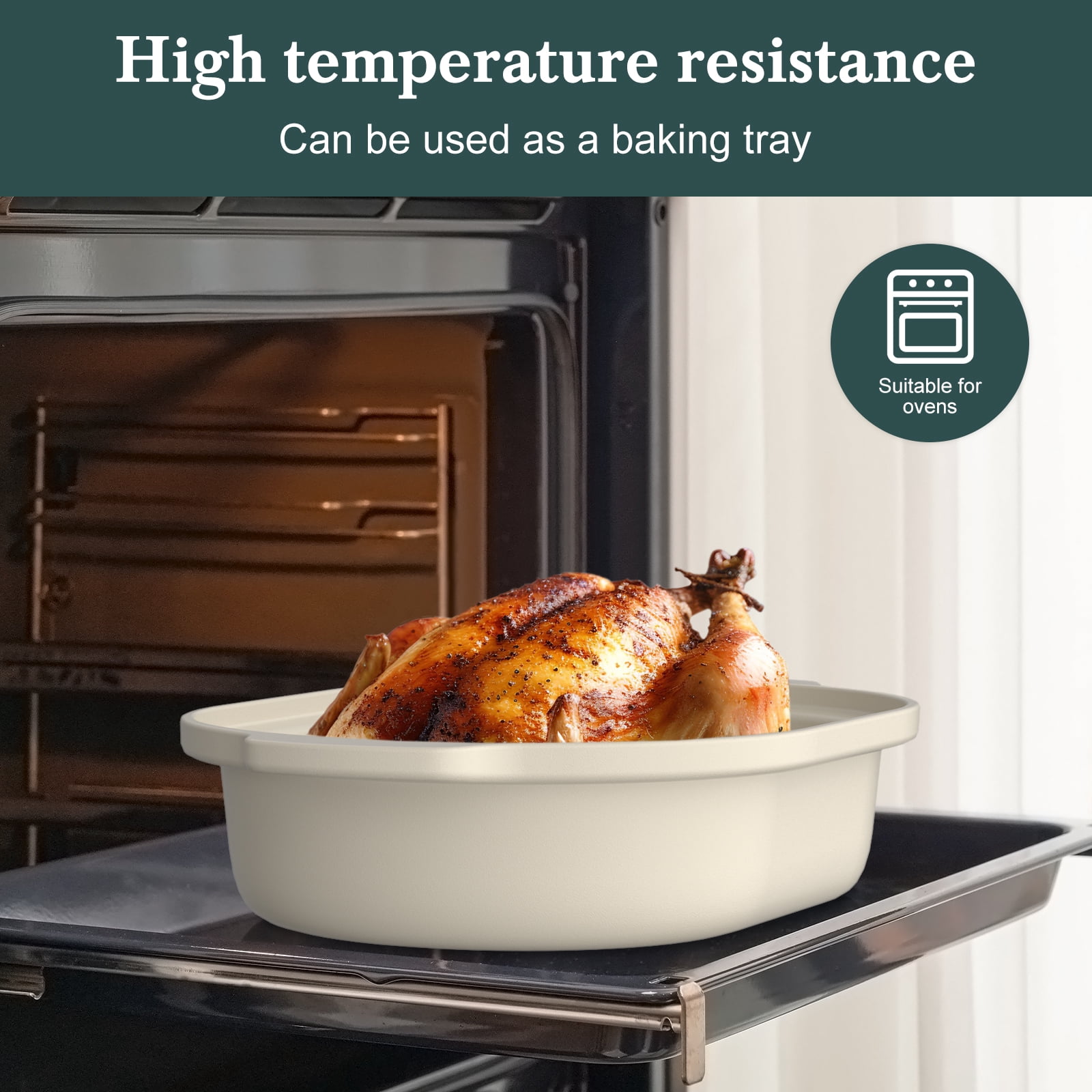 MAGNIFIQUE Programmable Claypot Oven Multi-Cooker with Wooden Spatula, Oatmeal, Multi-Functional Slow Cook, Braise, Sear, Pasta Cooking for Home Cooking