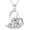 Elephant, variant on Mama Bear Necklace 925 Sterling Silver Mama Bear Heart Pendant Jewelry Gifts for Women Mom Mother Day
