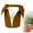 Coffee, variant on Plant Winter Protection Pot Covers, Zipper & Drawstring Flower Pot Protective Bags, Winter Frost Protection Plant Pot Covers, for Outdoor Garden Trees Potted Shrubs (17.7"x19.7",Black)