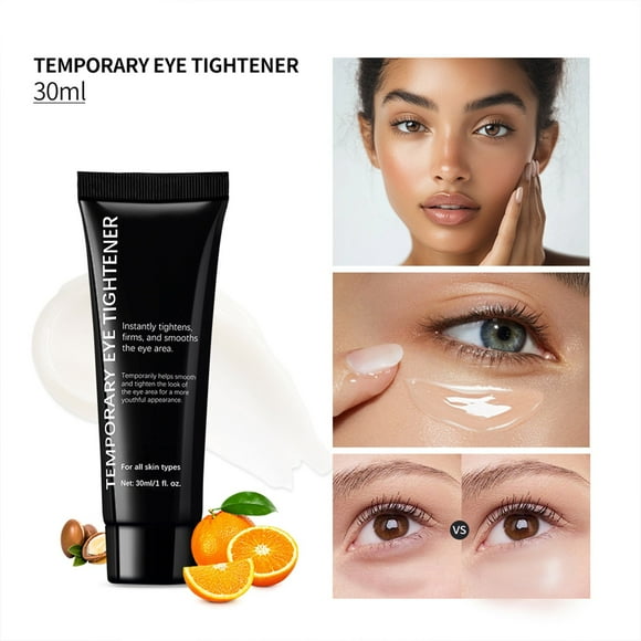 Fiudx Crema para Ojos, Fórmula Hidratante y Reafirmante, Reductor de Arrugas Instantáneo, Atenuador de Ojeras y Ojos Brillantes, Solución de Emergencia para Cuidado Diario, Apta para Todo Tipo de Pie