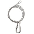 thumbnail image 2 of 3Pcs Wire Rope Security Cable Lock Steel Cable With Eyelets Security M X 2 Mm, 2 of 10