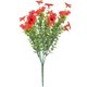 thumbnail image 1 of Paquete de 2 flores artificiales violetas - Arreglo floral sintético de 7 puntas para decoración de bodas en la oficina en casa, 1 of 2