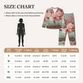 thumbnail image 4 of Sikiie Vintage Typewriter Floral Pajamas for Women Set, Womens Pajama Sets, Lounge Sets for Women, 2pjs for Women-X-Large, 4 of 7