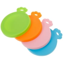 Raindrops 4 Pcs Clear Sealing Cap Covers Food Can Accessory