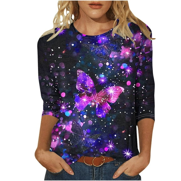 Women Blouse 3/4 Sleeve Petite, Womens T Shirts Graphic Tees Boho Short Sleeve Button Up Shirts for Women Pattern Women Short Sleeve Tops Clearance Sale s for Women Golf my orders deals