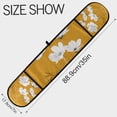 thumbnail image 3 of Yayeee Double Oven Mitt Kitchen Heat Resistant Baking 35" x7" Quilted Glove, White Flowers, 3 of 6