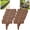Brown, variant on 10 Pack Faux Stone Garden Edging Border, Plastic Lawn Edge | No-dig landscape edging with built-in stakes, Weatherproof & Easy to Install for Flower