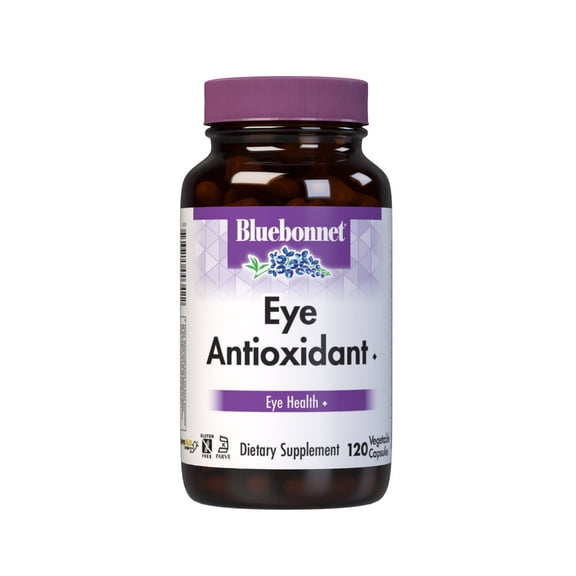 Bluebonnet Eye Antioxidant with Zeaxanthin Formula Vegetarian Capsules, 120 Count
