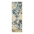 thumbnail image 3 of Unique Loom Mystic Collection Area Rug - Fitz Roy (2' x 6' Runner Navy Blue/Beige), 3 of 7