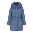 thumbnail image 2 of Winter Jackets for Women Fleece Lined Warm Hooded Parka Coat Waterproof with Pockets Daily Commute Outdoor, 2 of 6